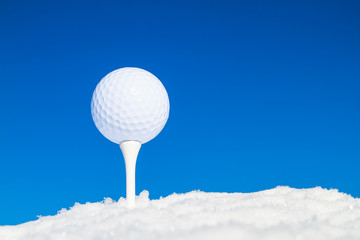 Extreme Golf in winter