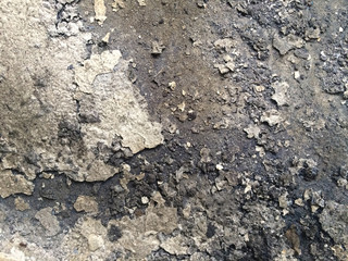 old wall cracked
