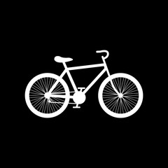 Fototapeta premium The bicycle icon. Bike symbol. Flat