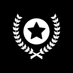 Obraz premium Award icon. Priz symbol. Flat