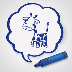 giraffe doodle