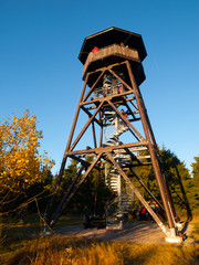 Wooden lookout tower