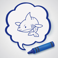 shark doodle