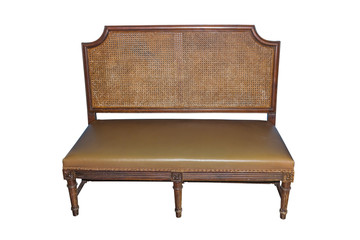 Vintage retro chair isolated on white