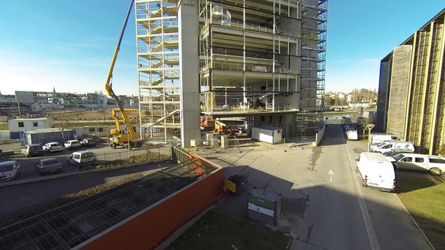 Chantier cit&eacute; des sciences, Caen, Normandie,vue a&eacute;rienne