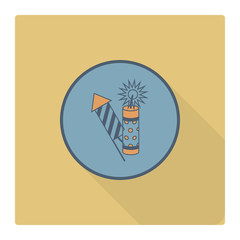 Diwali. Indian Festival Icon