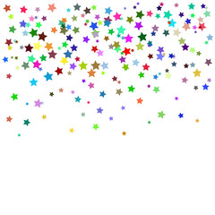 Set of Colorful Stars