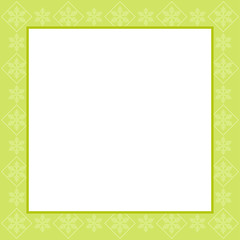 holiday card with christmas snowflakes