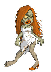 Zombie woman