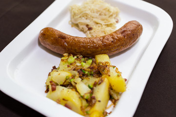 fried sausage