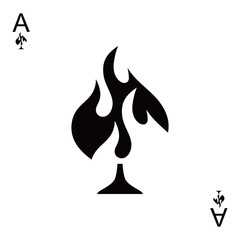 fire spade ace poker