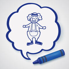 clown doodle
