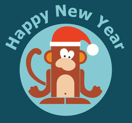 new year of the monkey icon