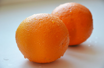 two oranges and orange mood