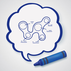 infographic chart doodle drawing