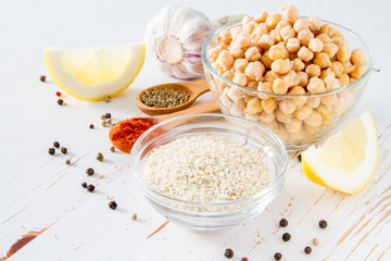 Hummus ingredients