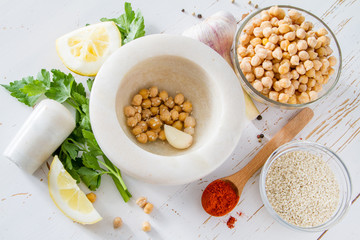 Hummus ingredients
