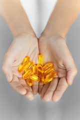 Healthy Nutrition. Cod Liver Oil Omega 3 Gel Capsules. Nutrition