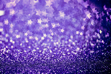 Festive Christmas background with stars. 
