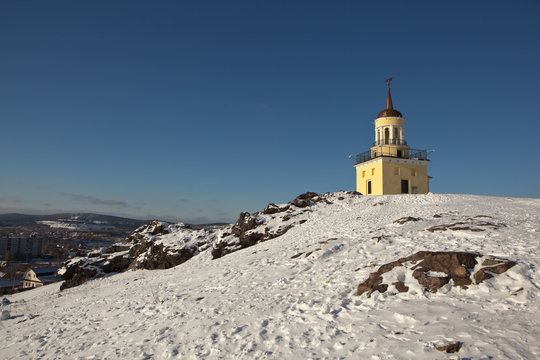 Лисья гора ночью
