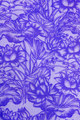 abstract flora cloth pattern