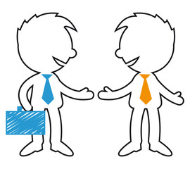 Short People Scribble - business partner