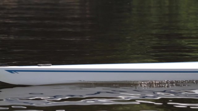 Rowing race: Aerial View of Rowers. Aerial Phantom 3 session