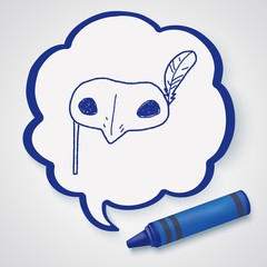 Masquerade Mask doodle