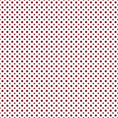 Polka dots background with red dots and white background