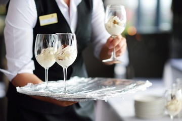 Traditional italian cream cheese dessert