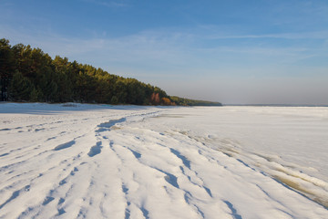 Winter by sea.