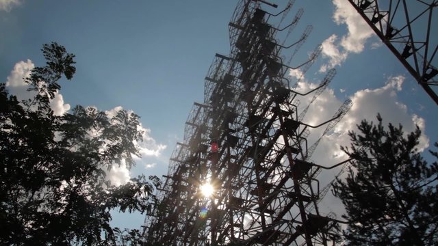 Duga - Soviet over-the-horizon radar system or The Russian Woodpecker. This is the newest and maybe even the strangest