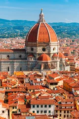 Fotobehang Duomo Santa Maria Del Fiore in Florence, Italië © Kavalenkava