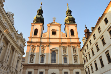 Fototapeta na wymiar Vienna, Austria. Jesuit Church