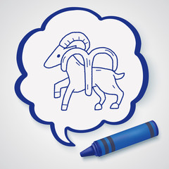 aries Constellation doodle