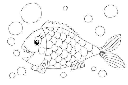 Fisch (Malvorlage)