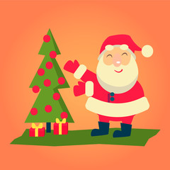 Vector Illustration of Santa Claus