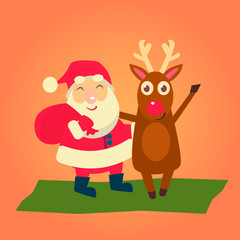 Vector Illustration of Santa Claus