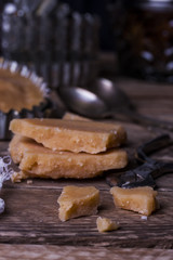 sherbet of sugar and milk