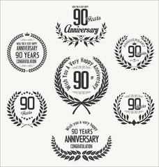 Anniversary laurel wreath 