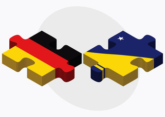 Germany and Tokelau Flags