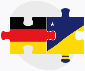 Germany and Tokelau Flags