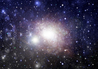 Fototapeta premium Stars, dust and gas nebula 