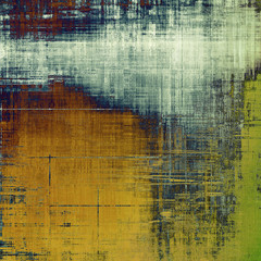 Grunge colorful background or old texture for creative design work. With different color patterns: yellow (beige); brown; blue; green
