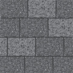 Wall of gray granit. Vector.