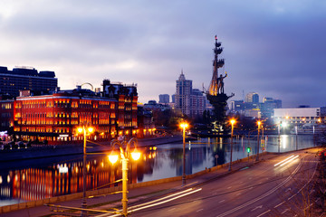 Obraz premium Москва осенним утром