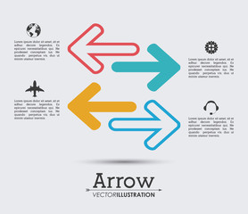 Arrow shape design 