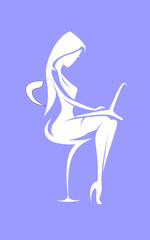 Businesswoman in office