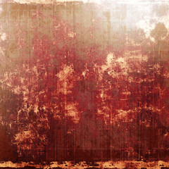 Antique grunge background with space for text or image. With different color patterns: yellow (beige); brown; red (orange); gray