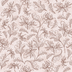 wallpaper seamless vintage flower pattern